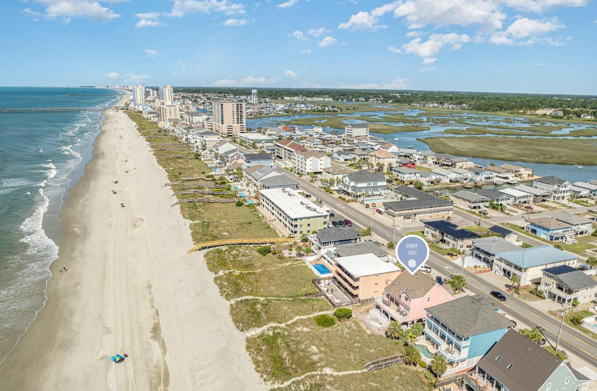 Sandy Toes Villa Myrtle Beach Exterior photo